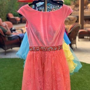 Peach, Sherri Hill Cocktail, Size 0